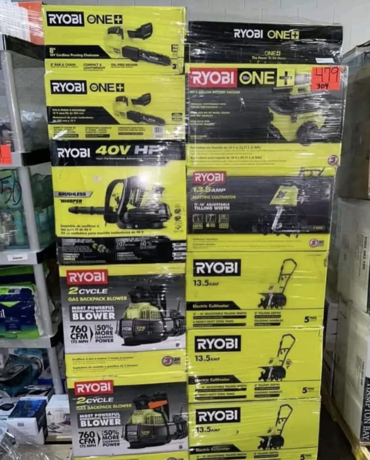 Ryobi Tool Liquidation Pallets | Power Tool Liquidation Pallets