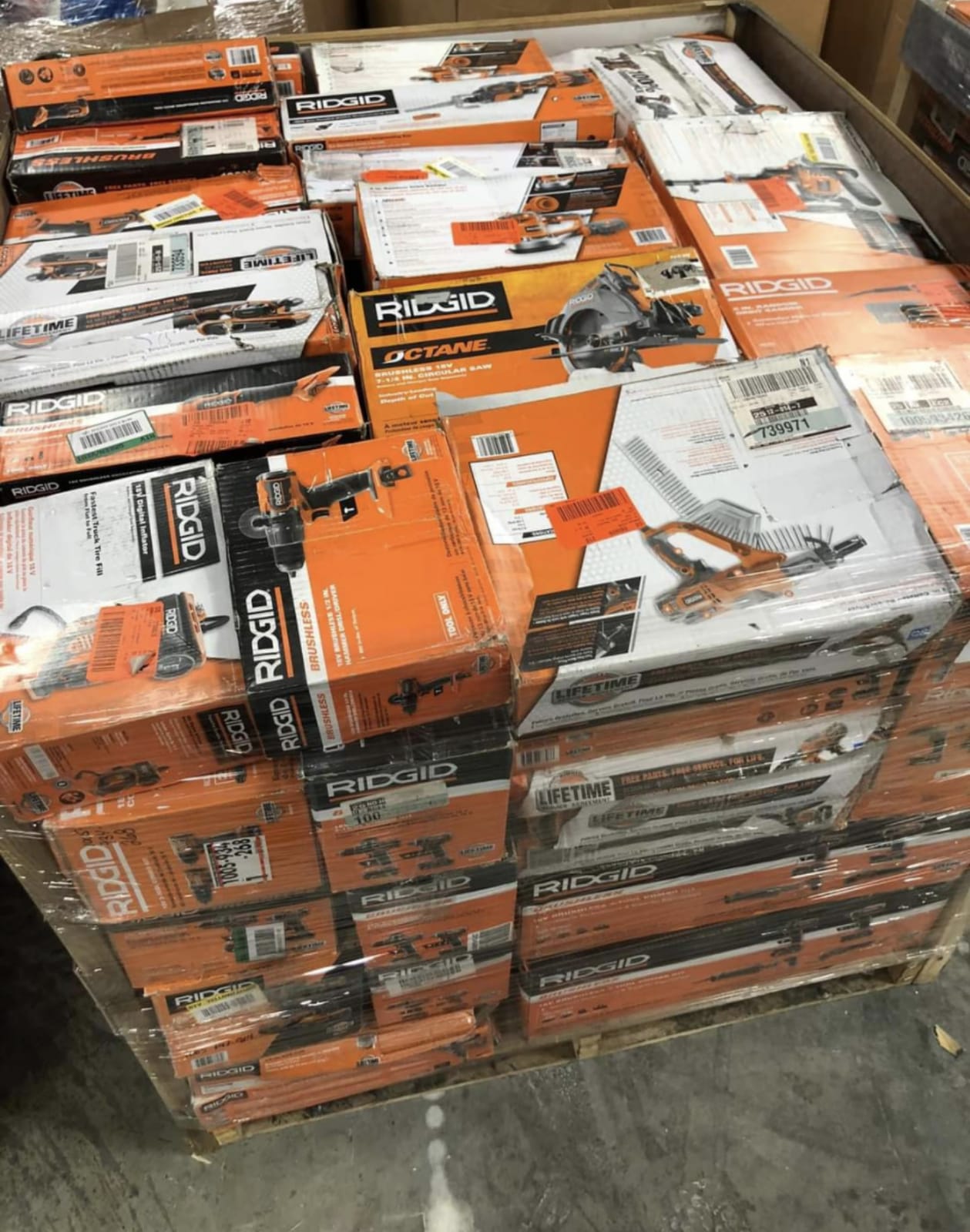 R Ridgid Tools Wholesale Palletsigid tool liquidation pallets | Rigid Tools for Sale | Rigid Tool Pallets