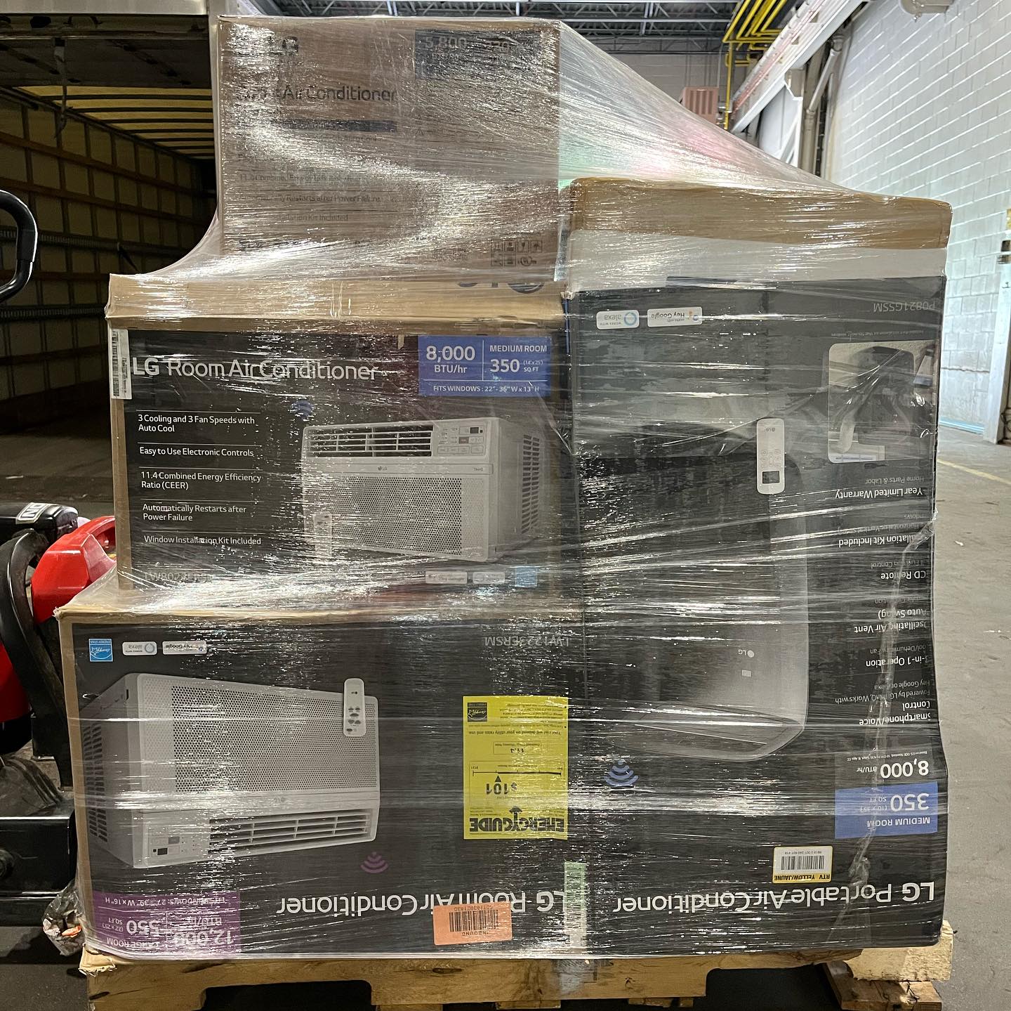 AC Pallets | Bulk air conditioners | Wholesale Air conditioner Pallets