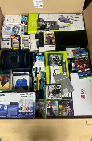 Mystery box electronics pallets