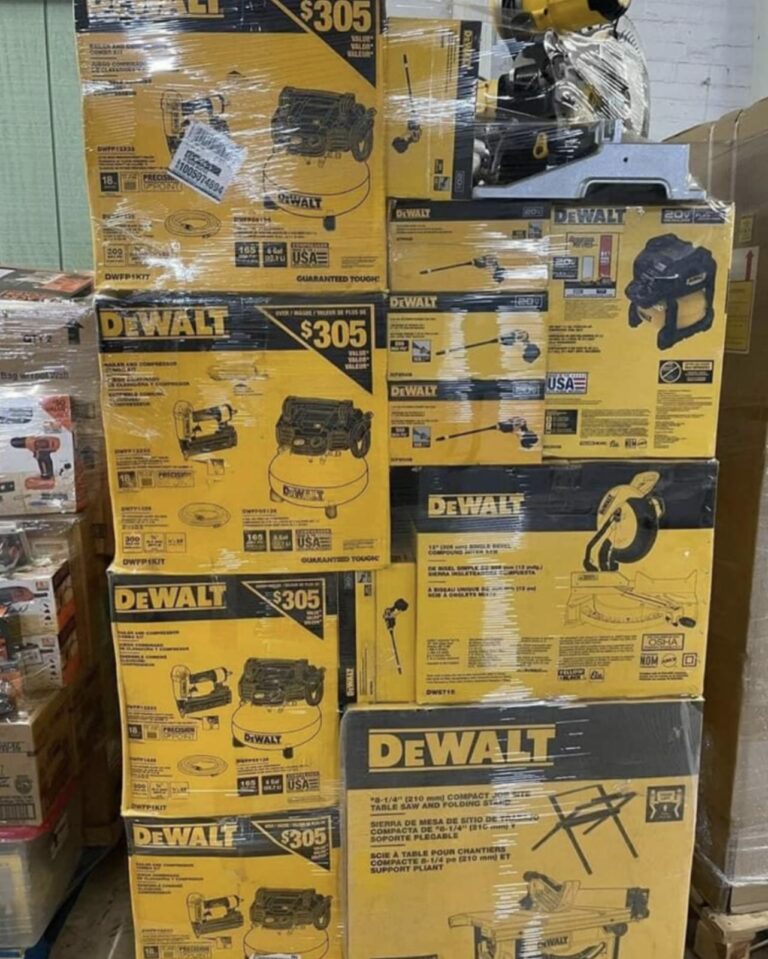 Dewalt Power Tool Pallets | Wholesale Dewalt Power Tools