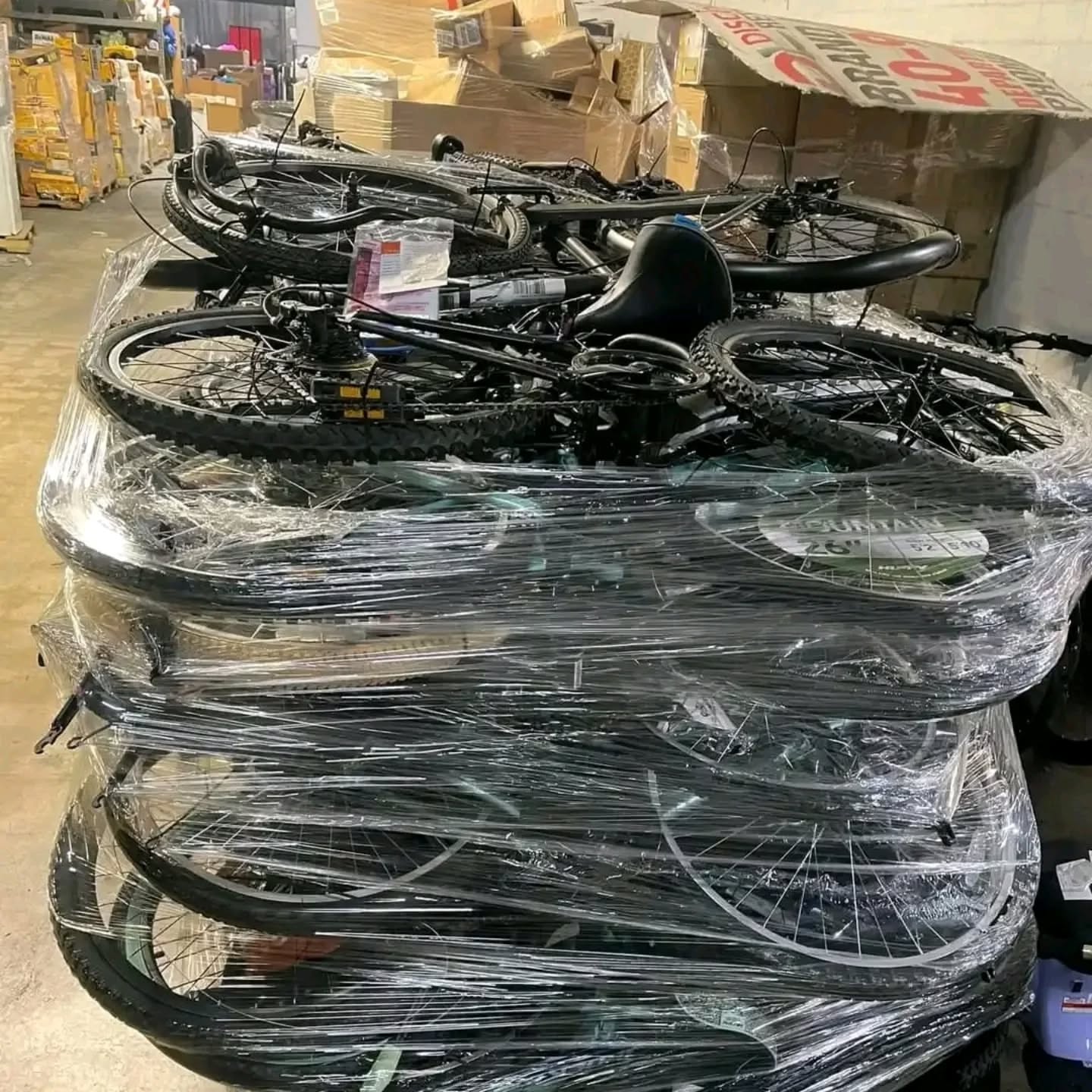 Wholesale bicycle liquidation pallets for sale