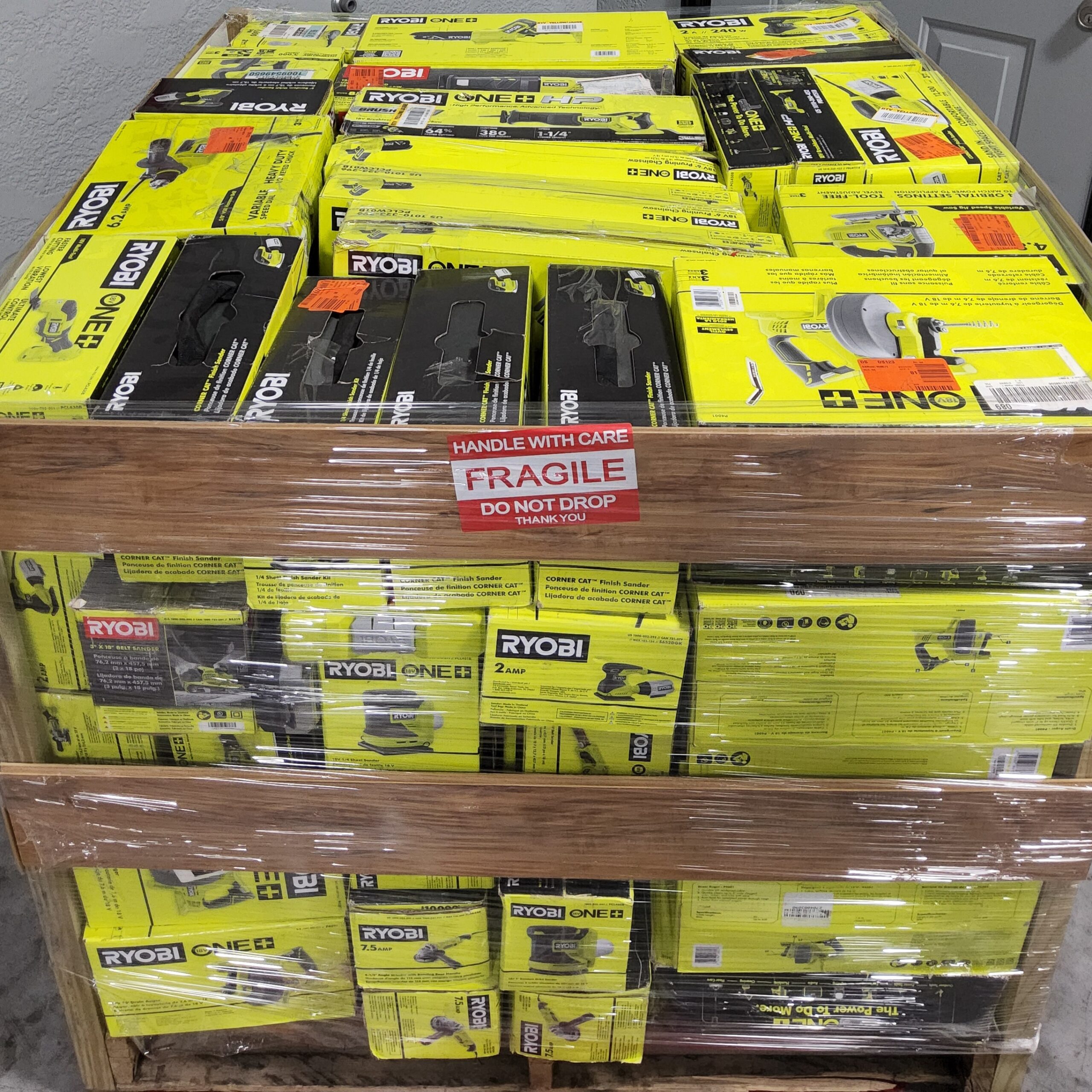 wholesale ryobi tools pallets