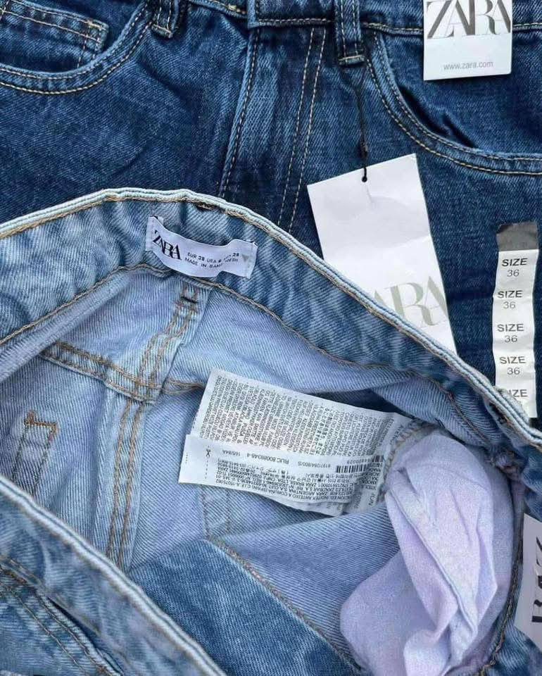 Zara jean clothes pallets for sale