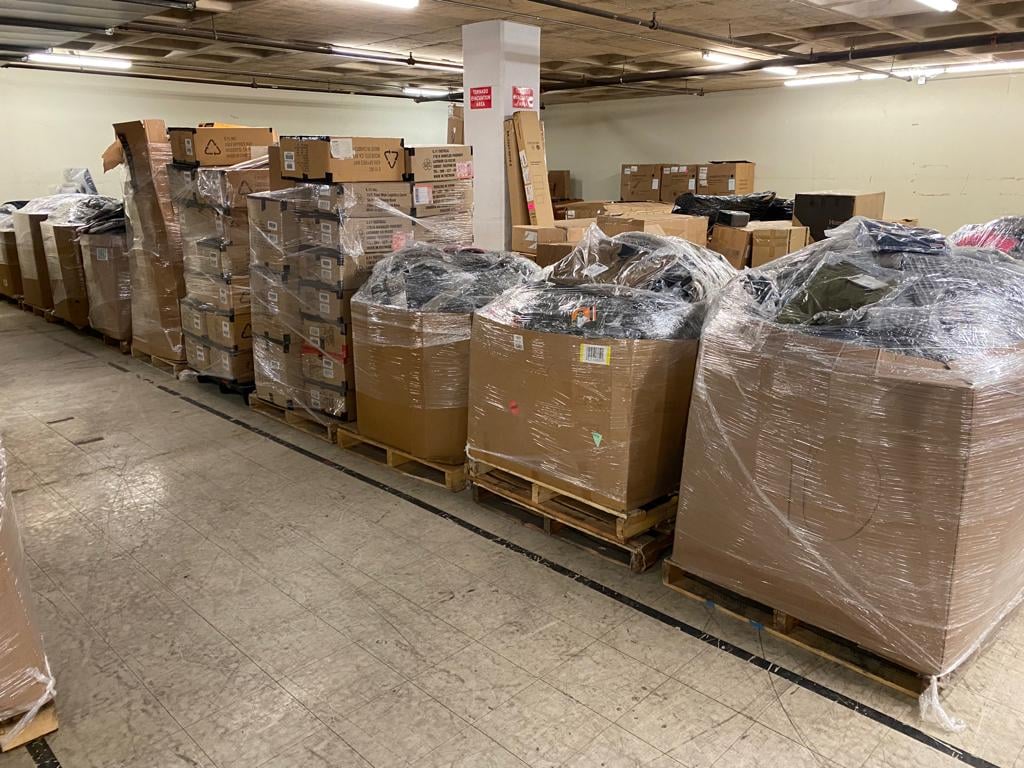 Tactical clothing pallets wholesale for sale
