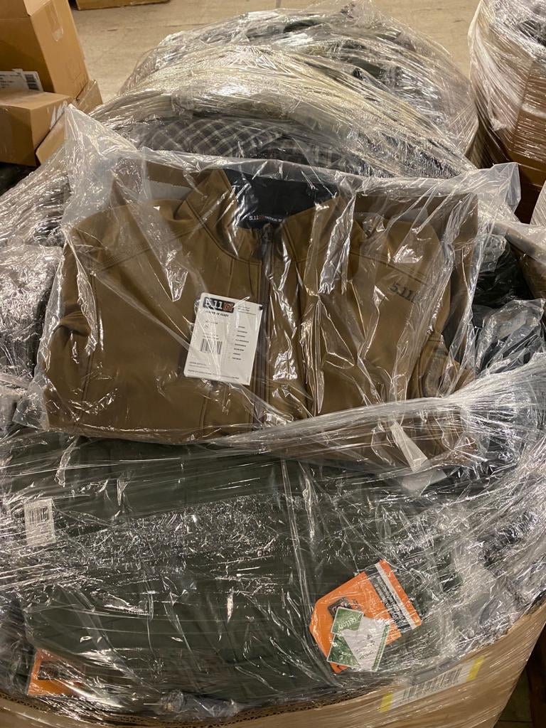 Tactical clothing pallets wholesale for sale