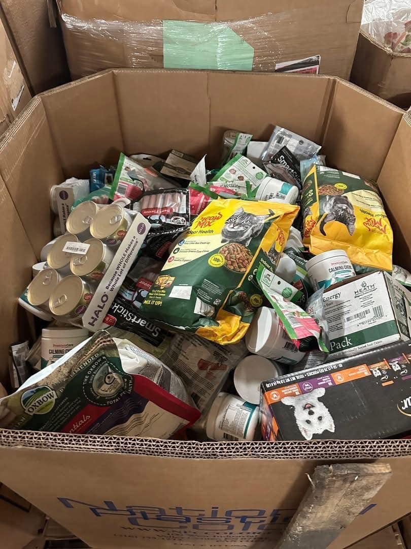 pet food wholesale liquidation pallets for sale