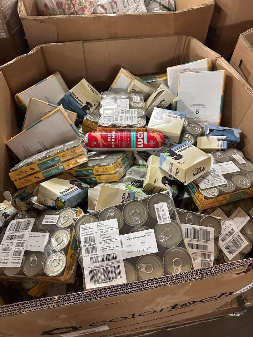 pet food wholesale liquidation pallets for sale