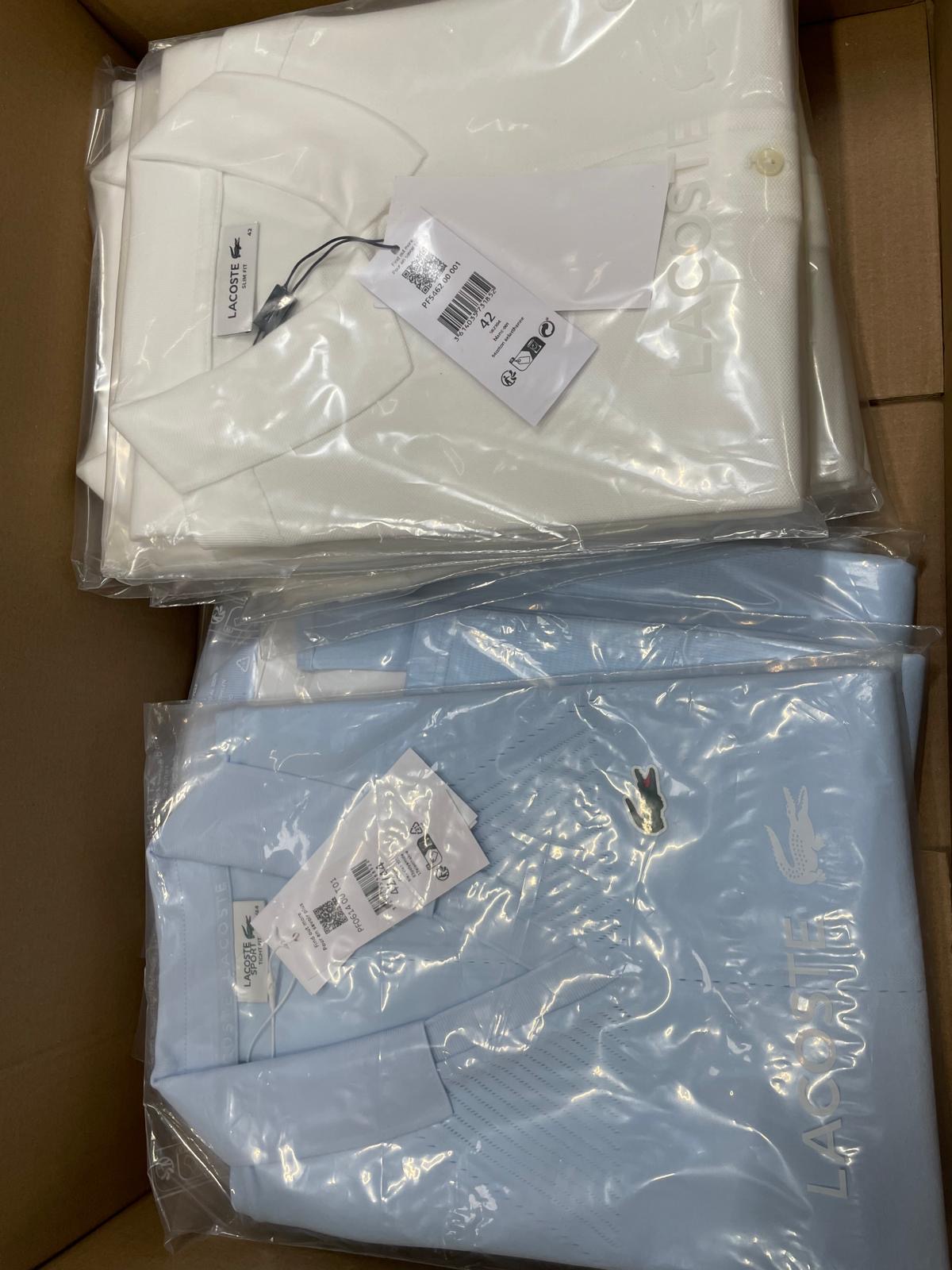 Wholesale men Lacoste Polo Shirts liquidation Pallet