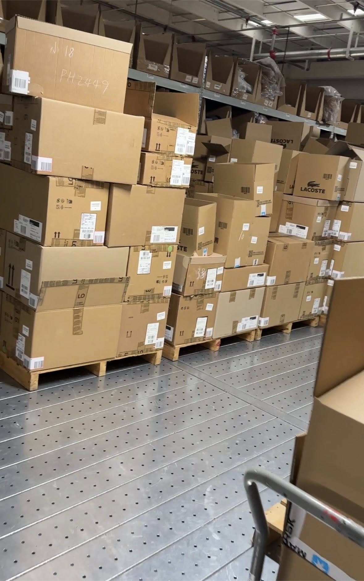 Wholesale men Lacoste Polo Shirts liquidation Pallet