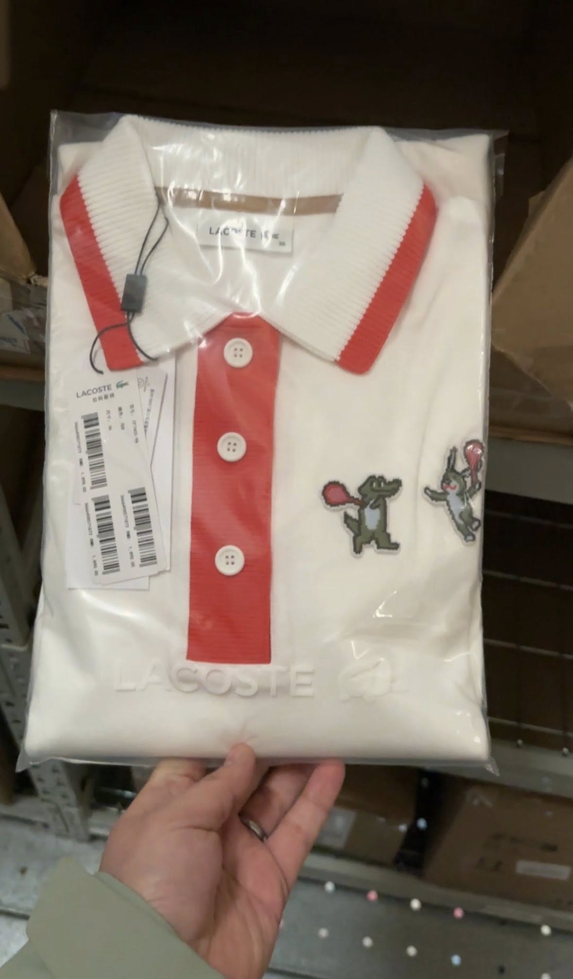 Wholesale men Lacoste Polo Shirts liquidation Pallet