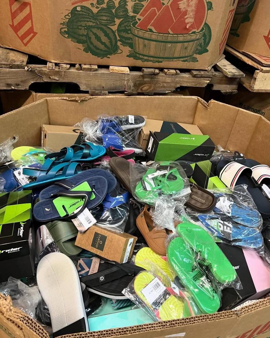 flip flops wholesale bulk pallets for sale