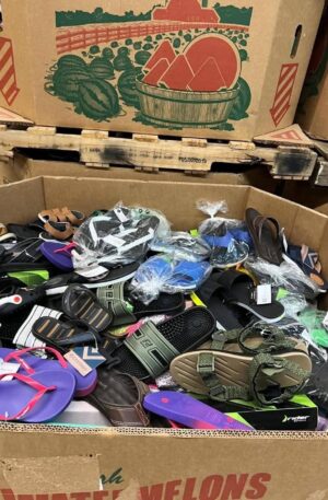 flip flops wholesale bulk pallets for sale
