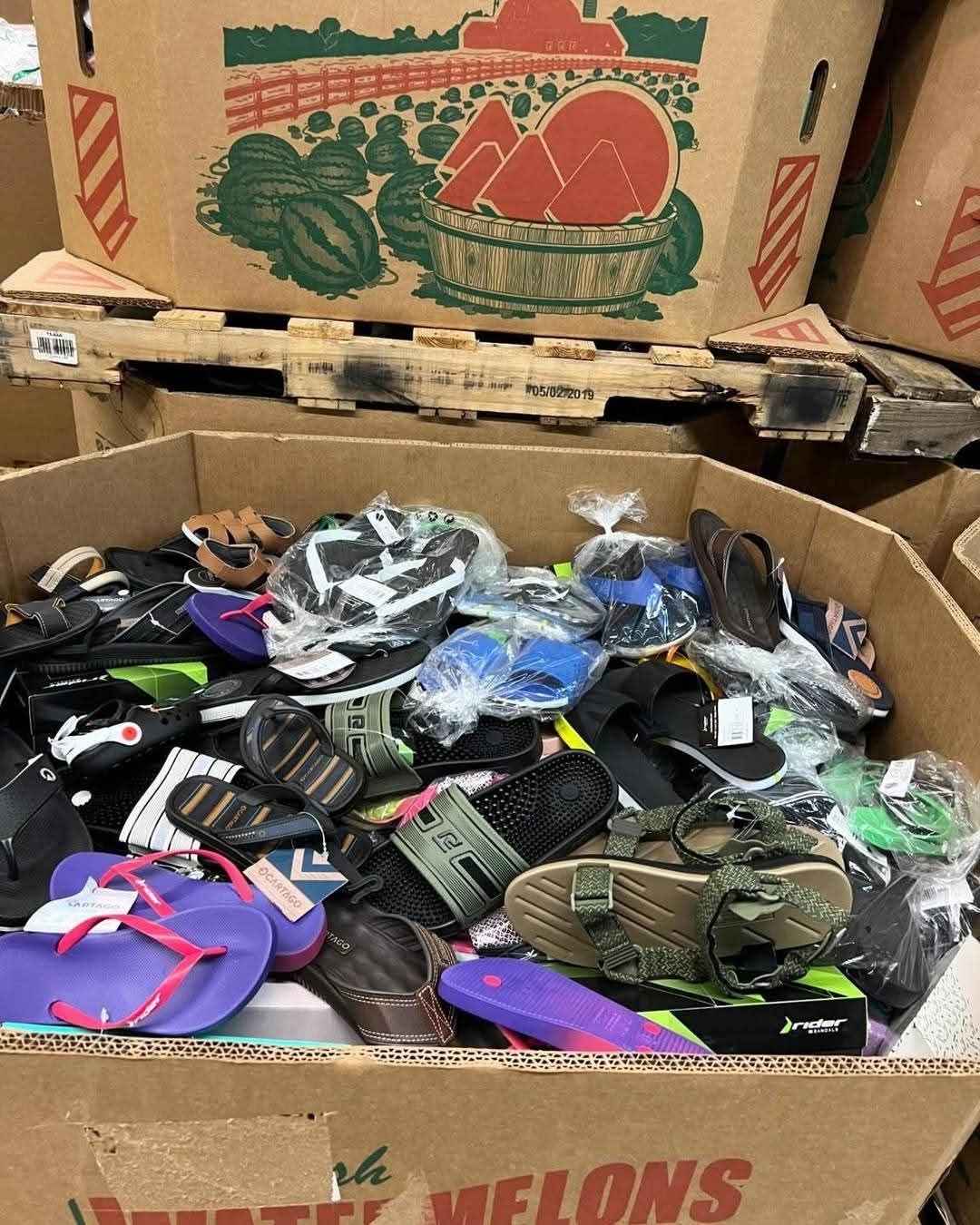 flip flops wholesale bulk pallets for sale