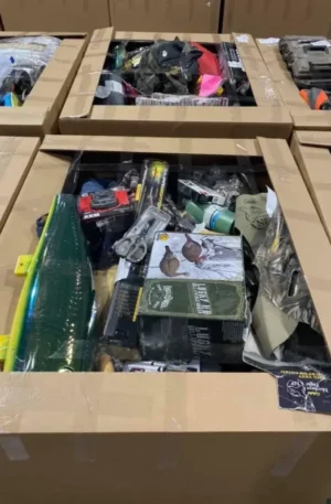 Fishing gear Liquidation Pallets for sale