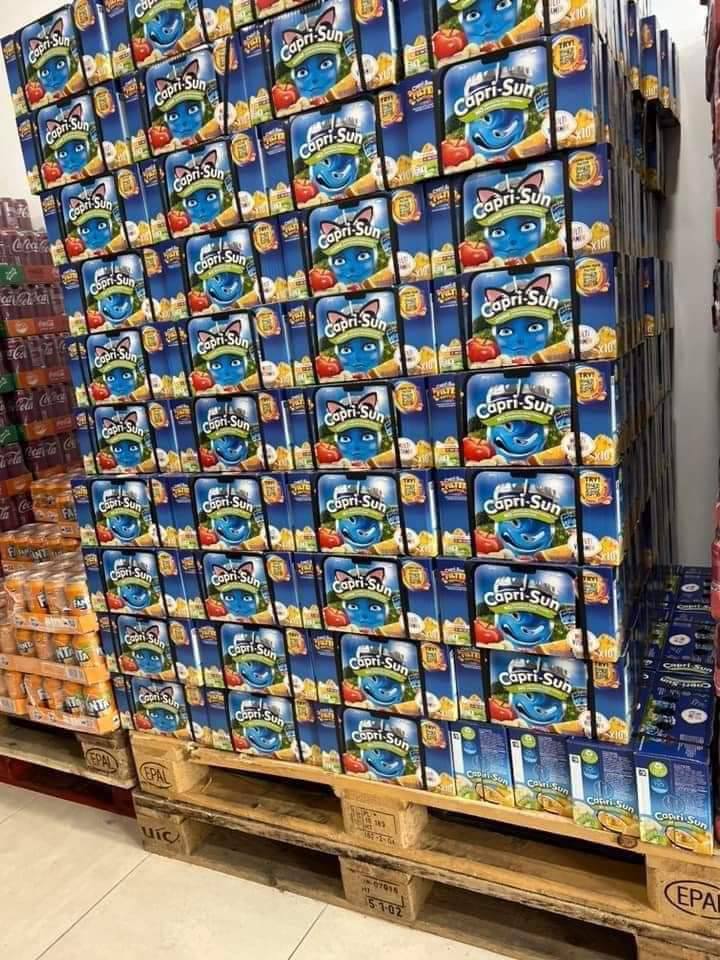 Capri sun liquidation wholesale pallet for sale