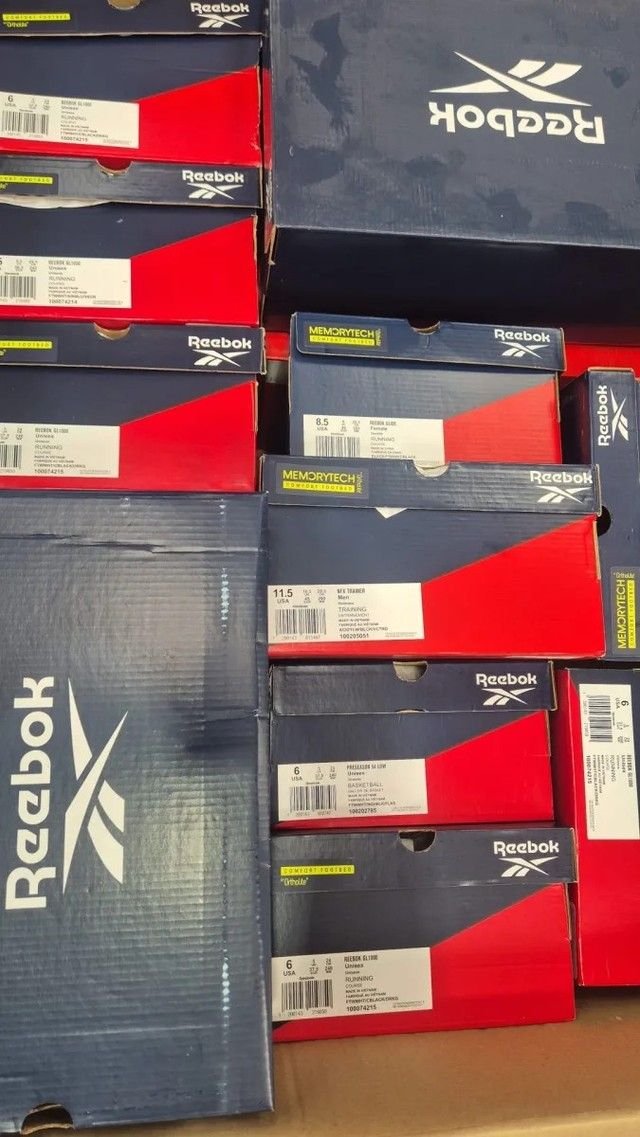 Reebok shoes pallets for sale wholesale