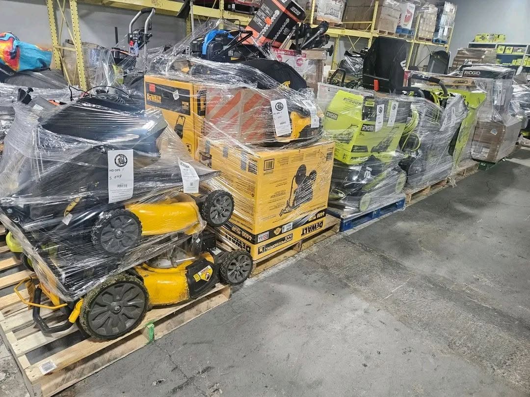 Lawn mowers pallets wholesale for sale