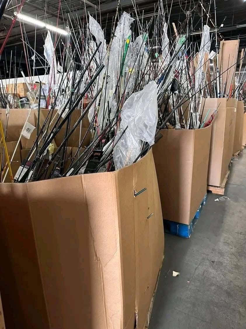 Fishing Rods Wholesale Pallets for sale