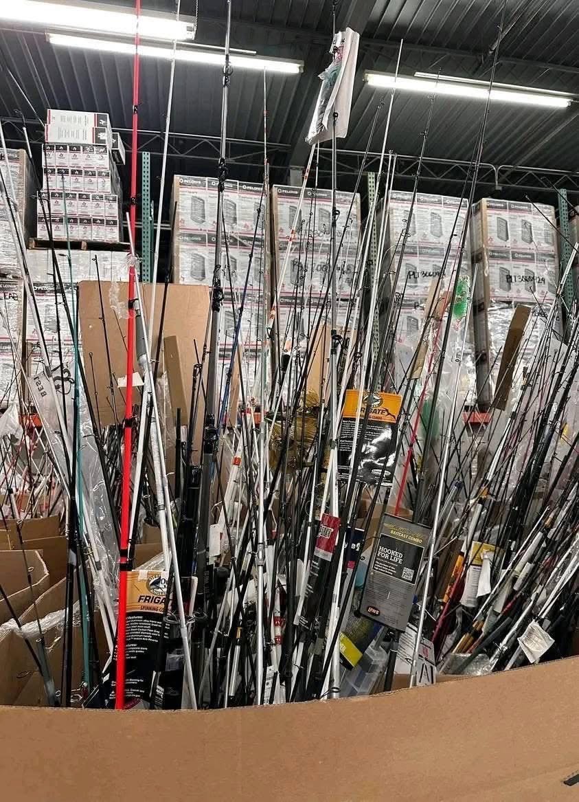 Fishing Rods Wholesale Pallets for sale