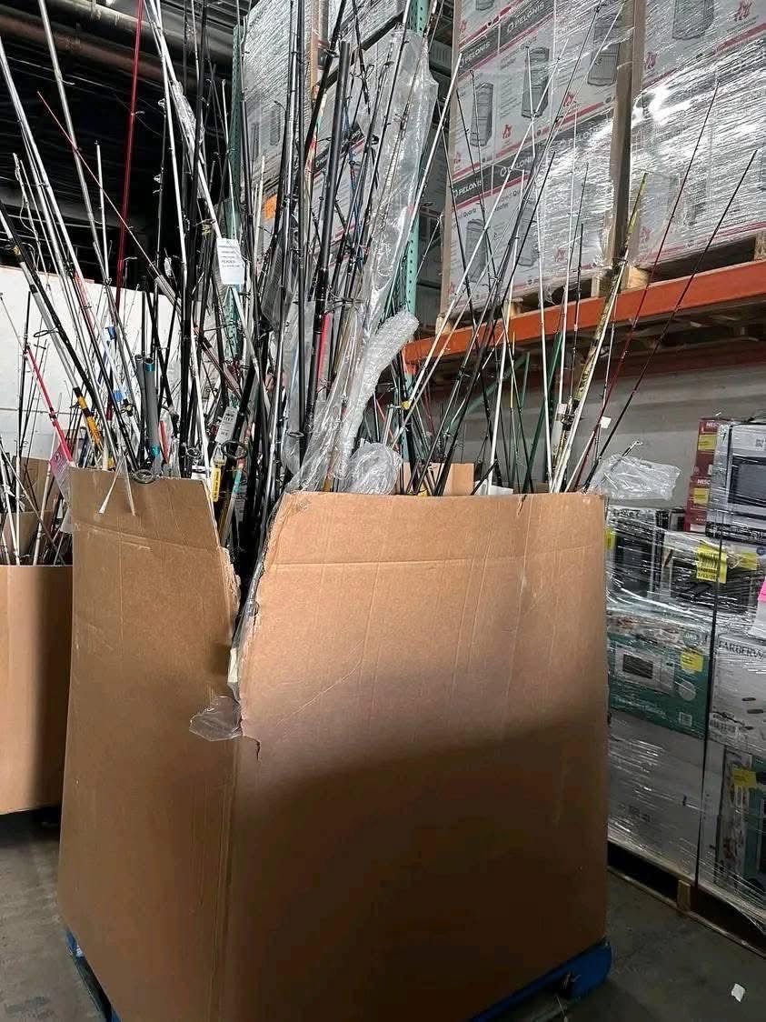 Fishing Rods Wholesale Pallets for sale