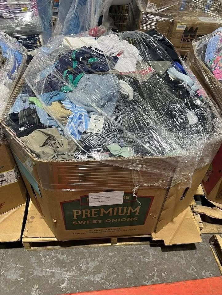 Sam's club clothing pallets wholesale