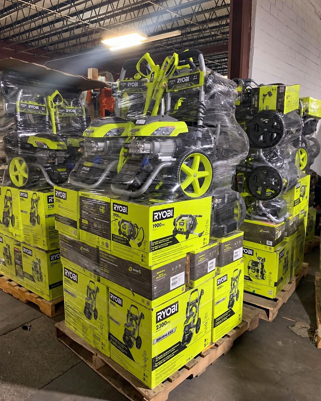 Ryobi Presvasure Washer liquidation Pallets for sale